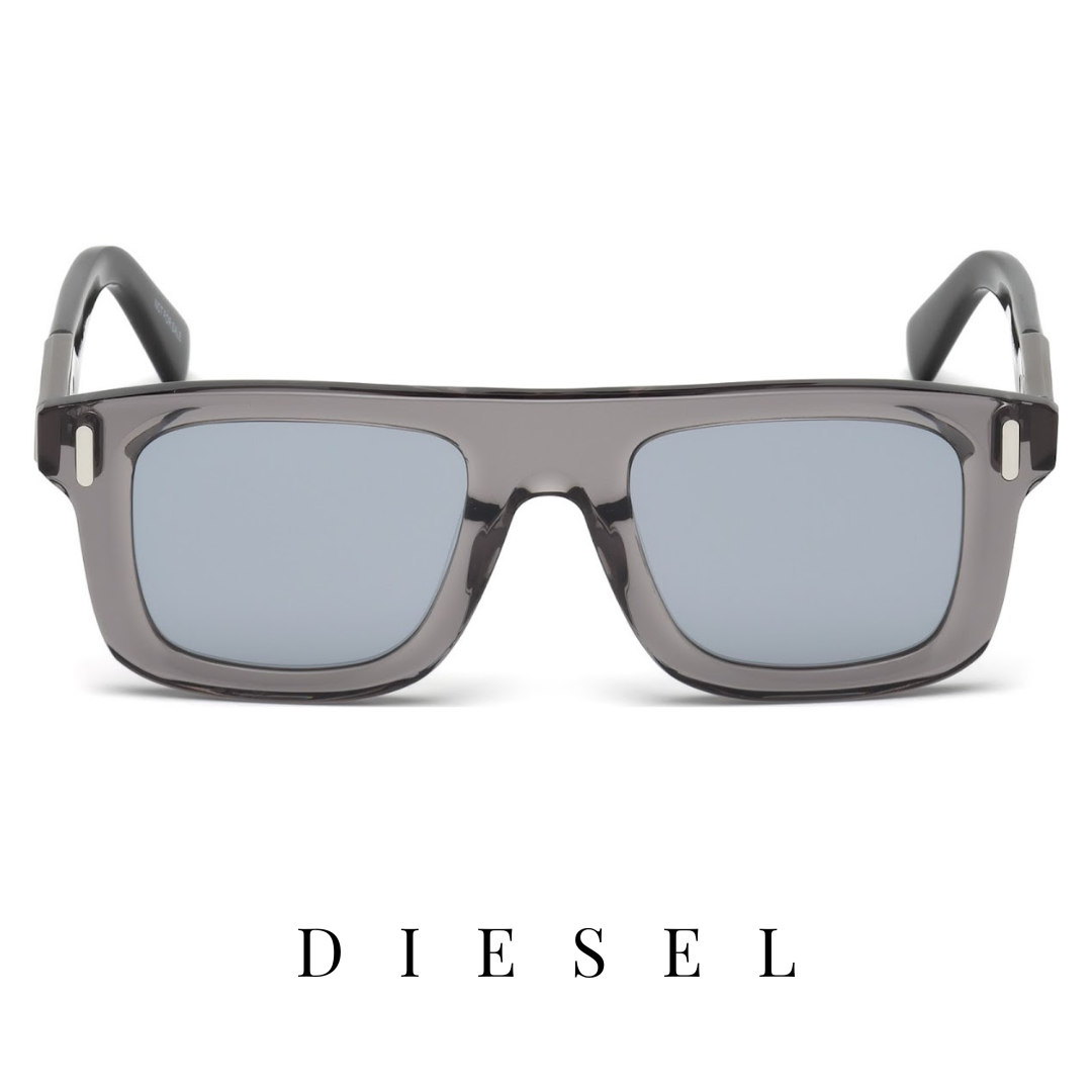 Diesel - Square - Transparent Grey/Black