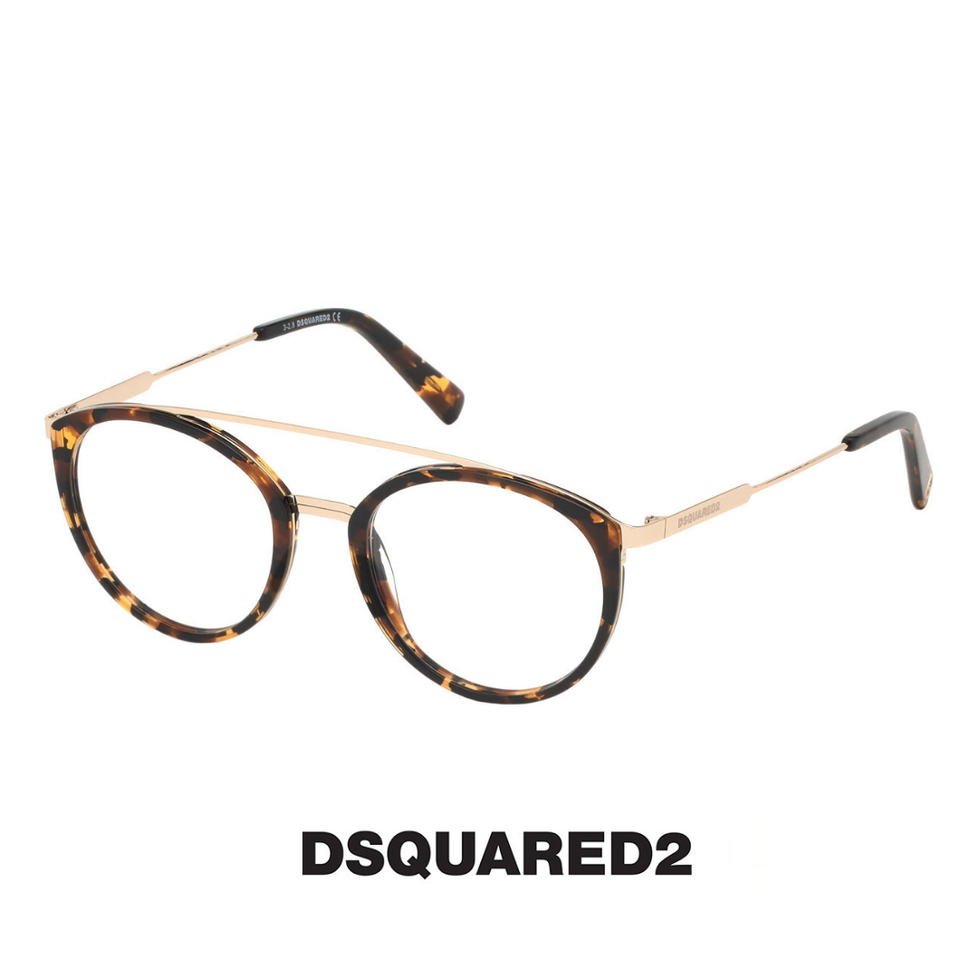 Dsquared2 Eyewear - Round - Unisex - Havana