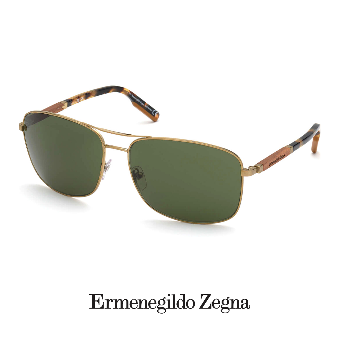 Ermenegildo Zegna - Rectangle - Gold/Tortoiseshell