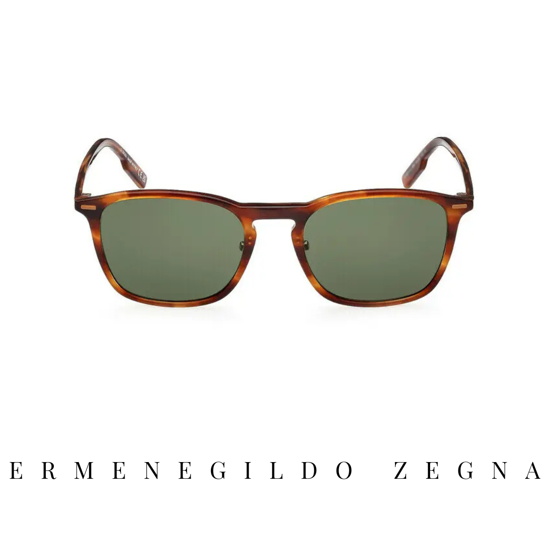 Ermenegildo Zegna - 'Leggerissimo' - Panthos - Cognac Havana&Green