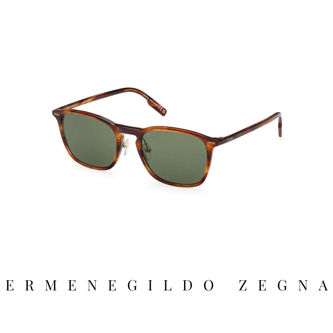 Ermenegildo Zegna - 'Leggerissimo' - Panthos - Cognac Havana&Green