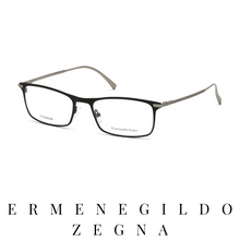 Ermenegildo Zegna Eyewear - Rectangle - Black Mat/Silver