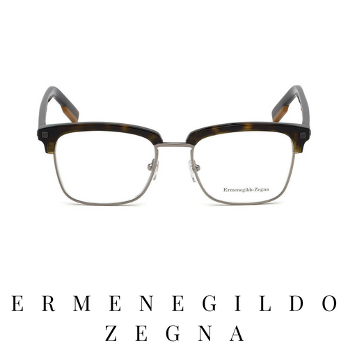 Ermenegildo Zegna Eyewear - Tortoiseshell print/Gunmetal