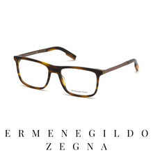 Ermenegildo Zegna Eyewear - Rectangle - Light Havana