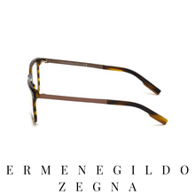 Ermenegildo Zegna Eyewear - Rectangle - Light Havana