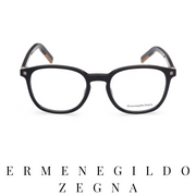 Ermenegildo Zegna Eyewear - Oval - Black