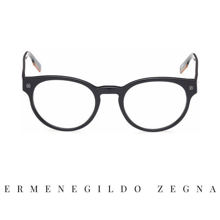 Ermenegildo Zegna Eyewear - Round - Black