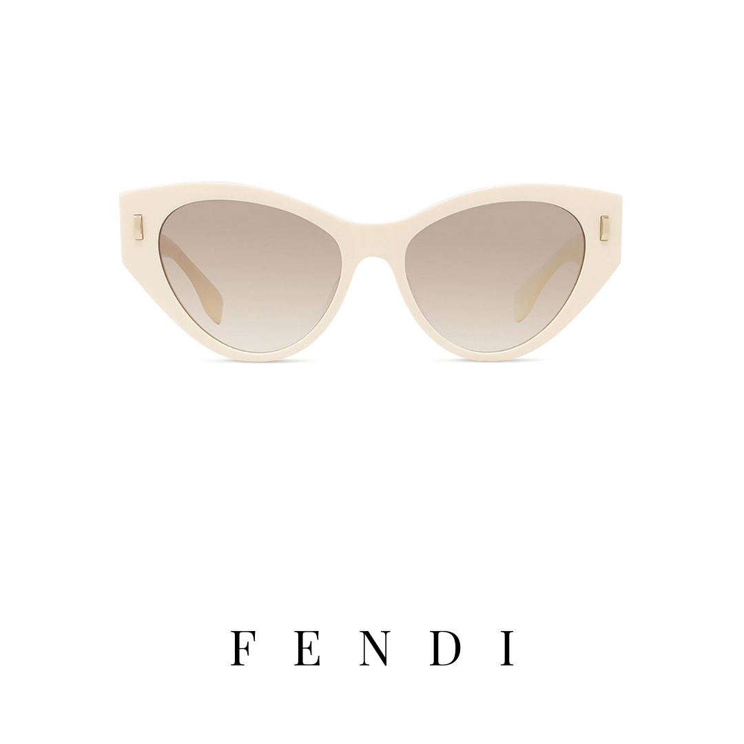 Fendi - Cat-Eye - Beige