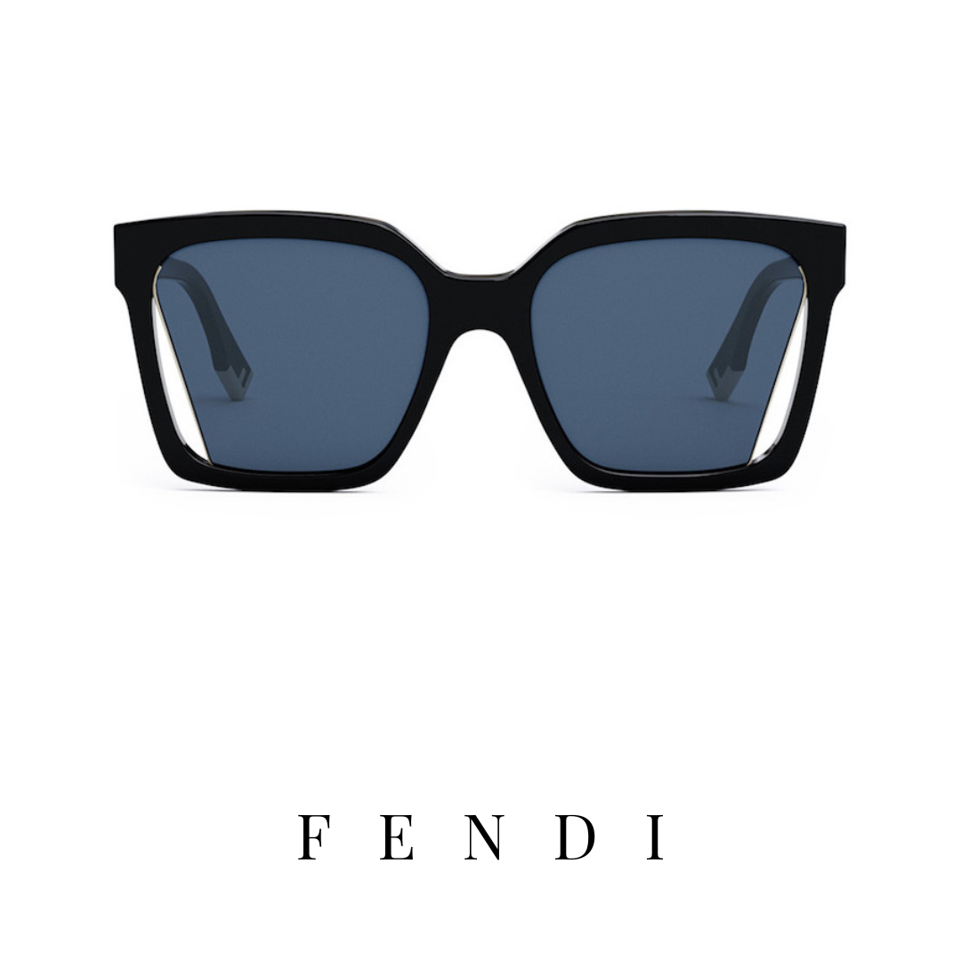 Fendi - Square - Black&Blue