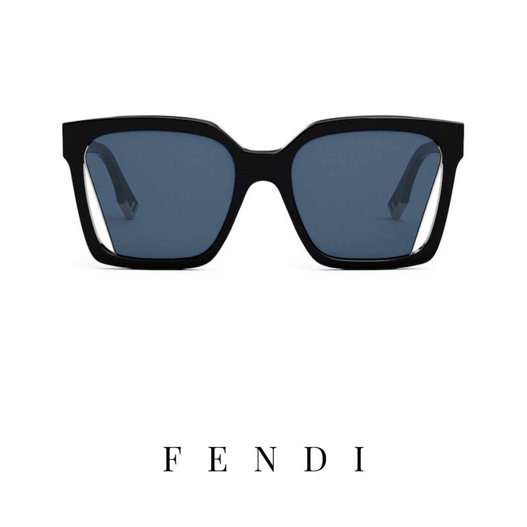 Fendi - Square - Black&Blue