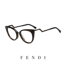 Fendi Eyewear - Cat-Eye - Havana/Gunmetal