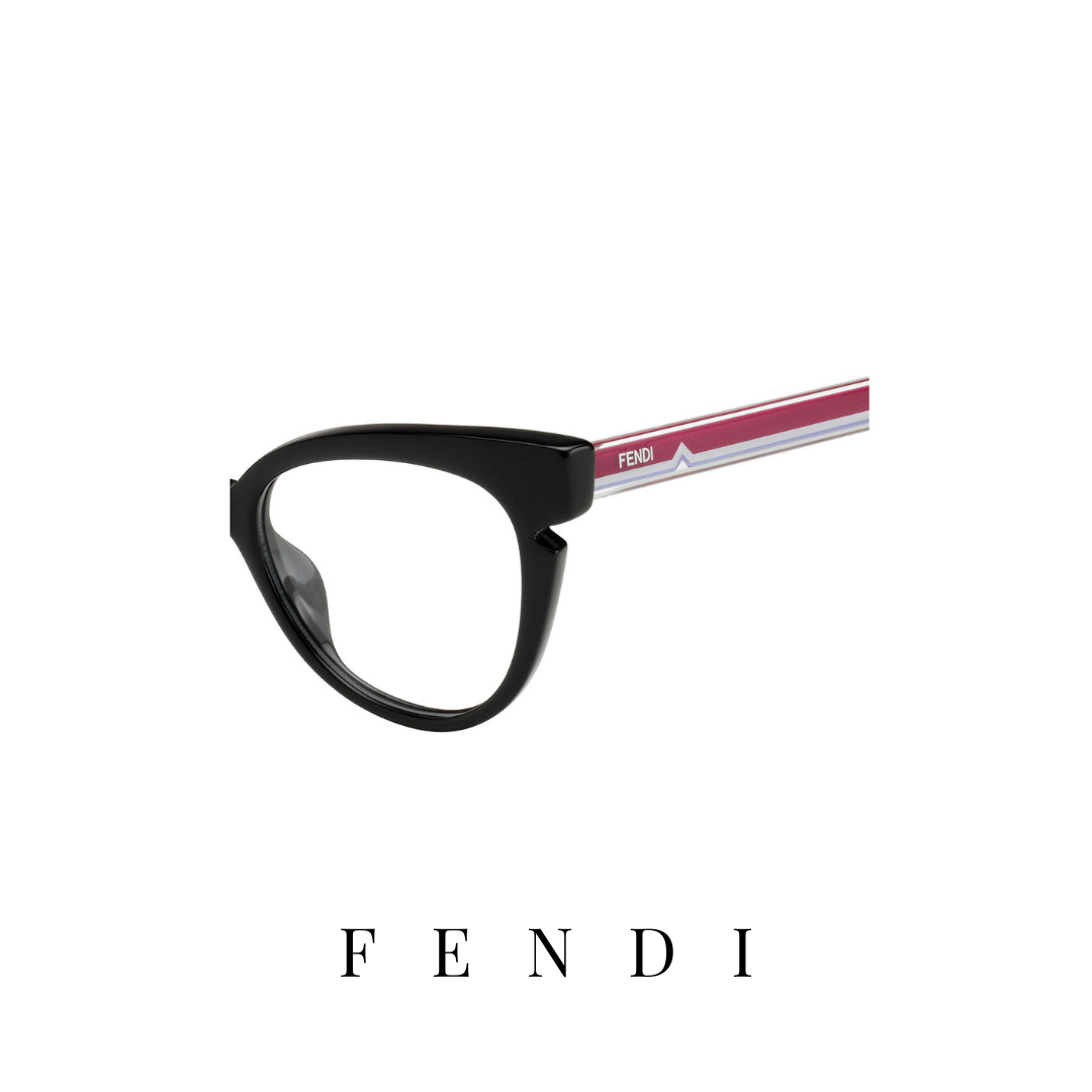 Fendi Eyewear - Cat-Eye - Black/Pink