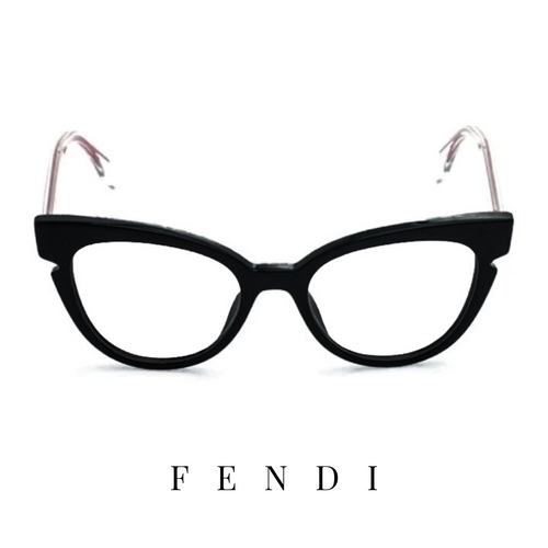 Fendi Eyewear - Cat-Eye - Black/Pink