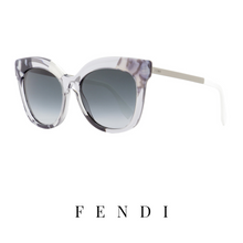 Fendi - Oversized - Transparent/Silver