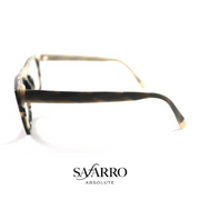 Safarro Eyewear - "Fasano" - Striped Grey