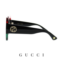 Gucci - Oversized - Square - Red&Green Glitter
