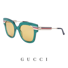 Gucci - Cat-Eye - Green Glitter/Gold