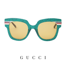 Gucci - Cat-Eye - Green Glitter/Gold