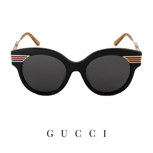Gucci - Round - Black/Gold