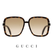 Gucci - Oversized - Square - Havana&Brown Gradient