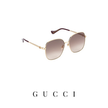 Gucci - Square - Gold&Brown Gradient