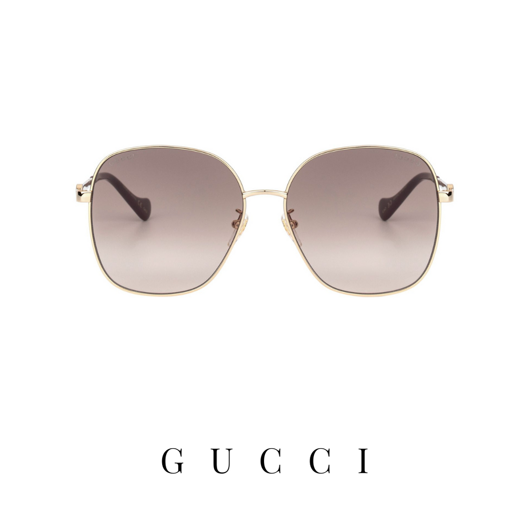 Gucci - Square - Gold&Brown Gradient