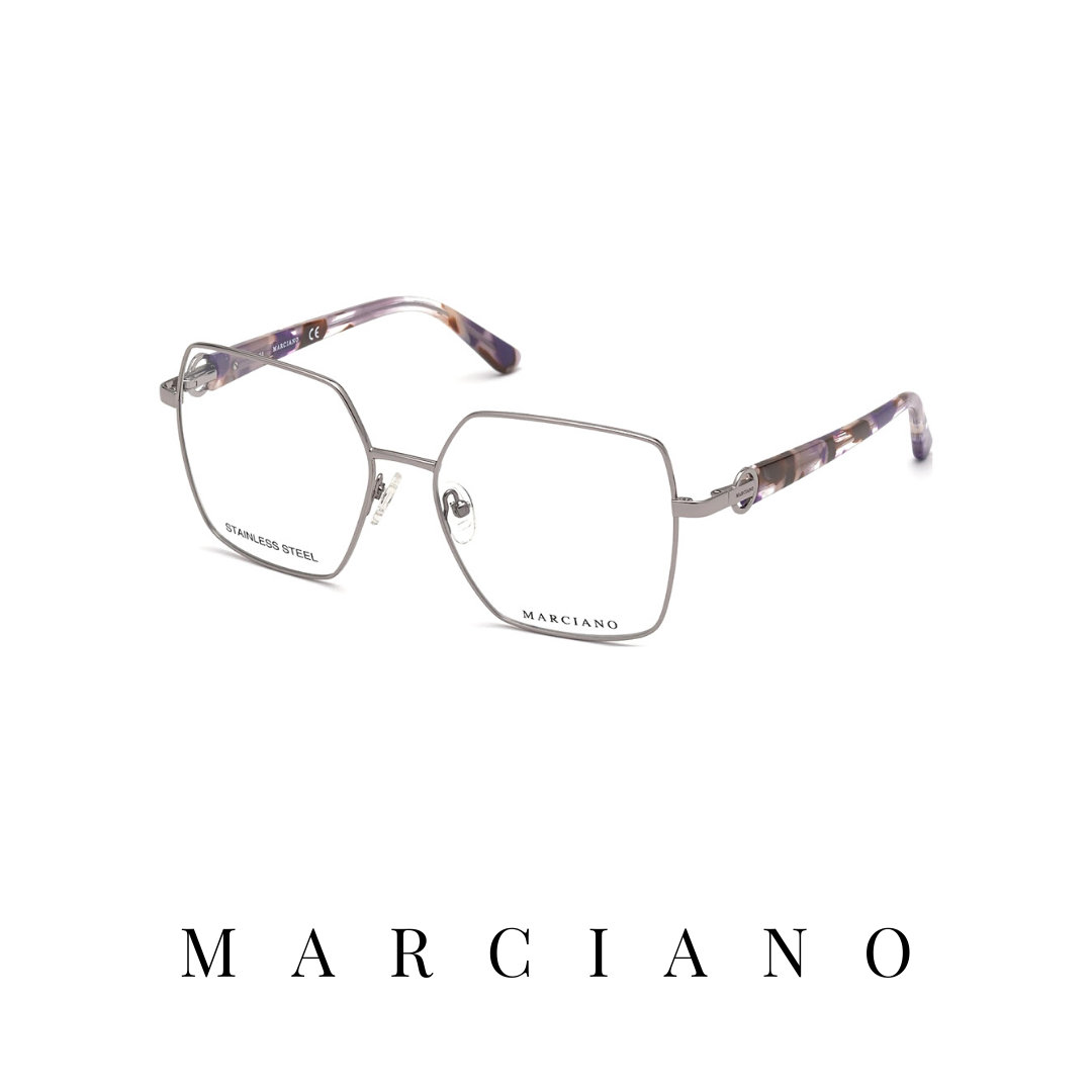 Guess by Marciano Eyewear - Oversized - Silver/Multicolor