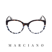 Guess by Marciano Eyewear - Round - Brown&Blue Havana