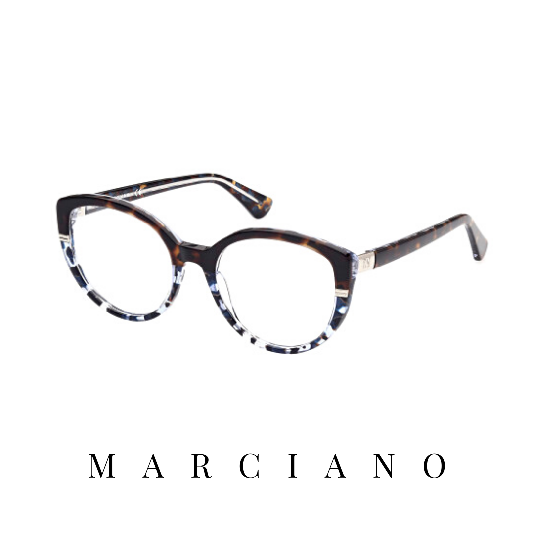 Guess by Marciano Eyewear - Round - Brown&Blue Havana