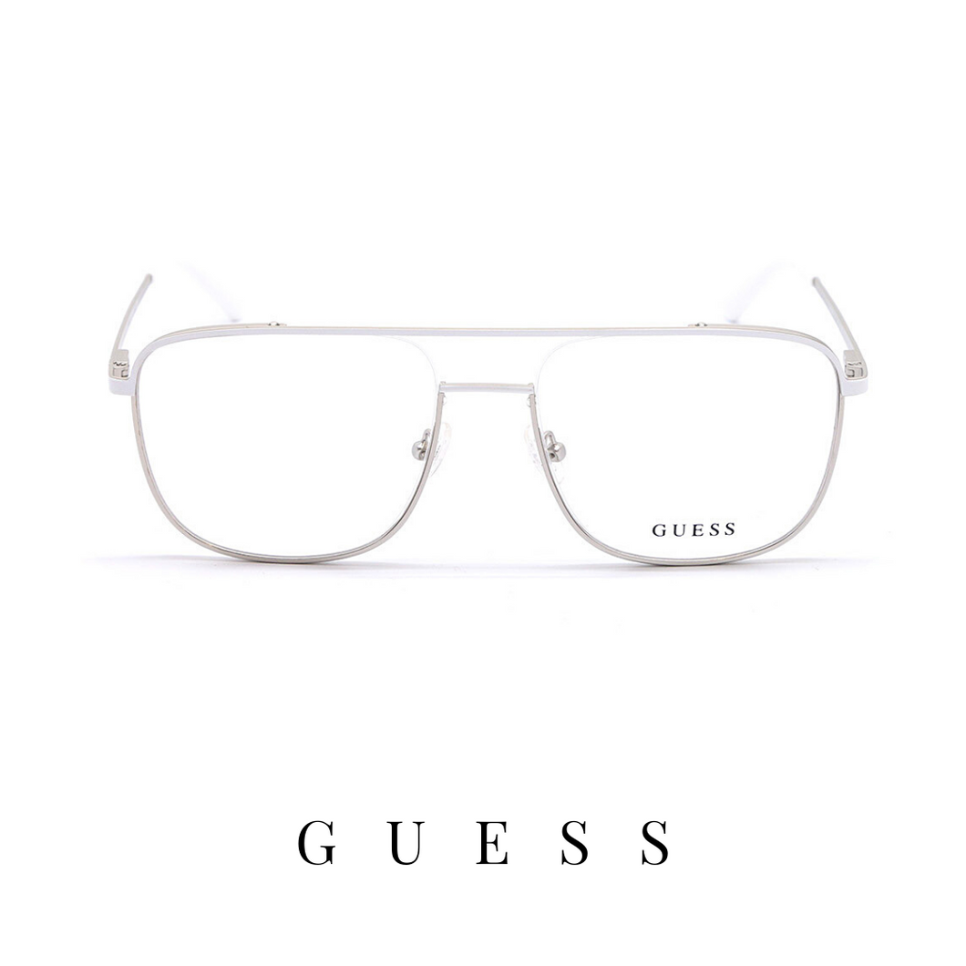 Guess Eyewear - Pilot - White/Silver