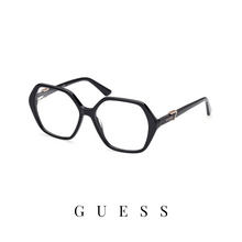 Guess Eyewear - Oversized - Hexagonal - Black