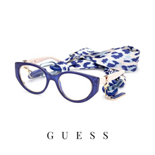 Guess Eyewear - Cat-Eye - Transparent Blue/Light Pink