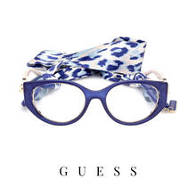 Guess Eyewear - Cat-Eye - Transparent Blue/Light Pink