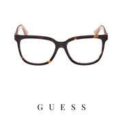 Guess Eyewear - Square - Dark Havana/Light Brown