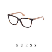 Guess Eyewear - Square - Dark Havana/Light Brown