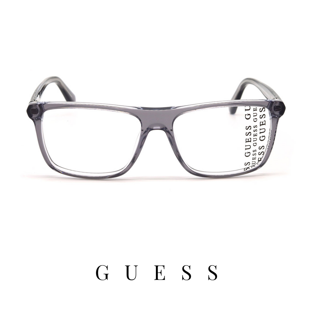 Guess Eyewear - Rectangle - Transparent Grey