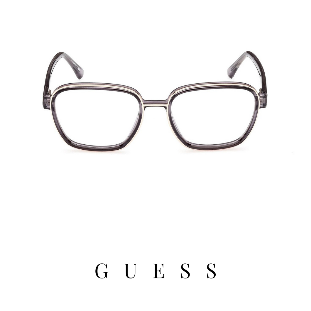 Guess Eyewear - Transparent Grey&Gold