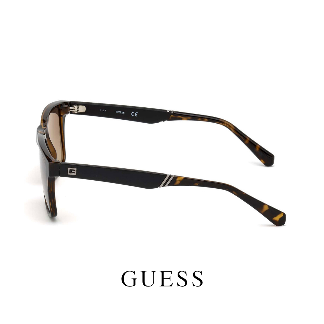 Guess - Square - Brown Tortoiseshell