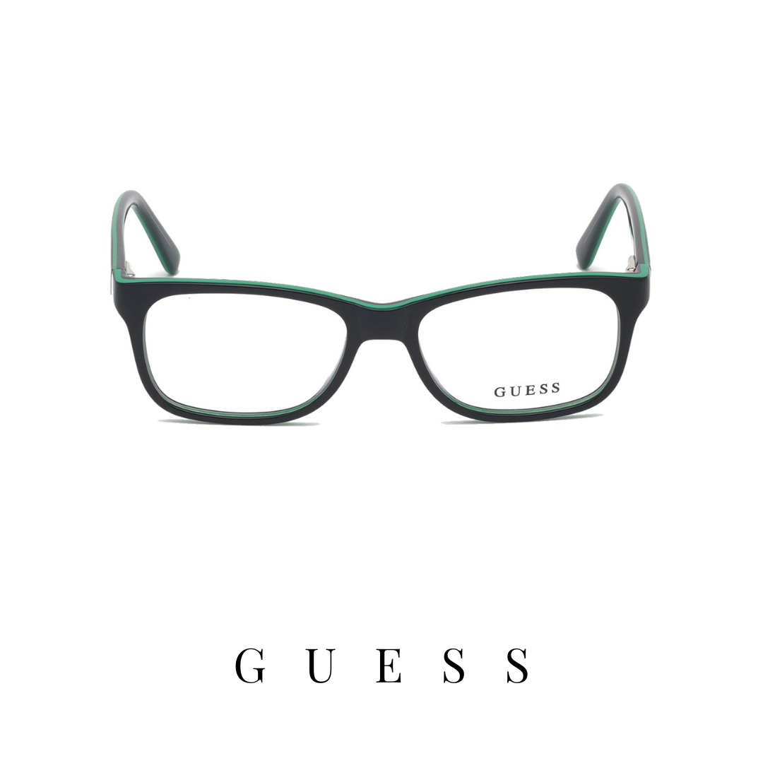 Guess Eyewear - Kids - Rectangle - Black/Green