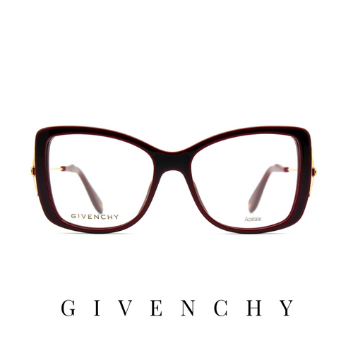 Givenchy Eyewear - Butterfly - Burgundy/Rose-Gold