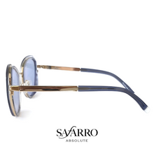 Safarro - 'Genova' - Transparent Blue Gradient/Gold