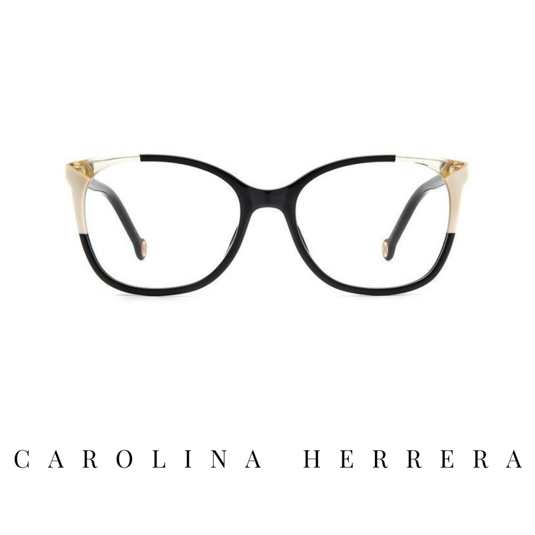 Carolina Herrera Eyewear - Square - Black/Ivory