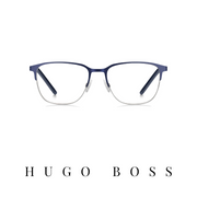 Hugo Boss Eyewear - Square - Blue Mat/Grey Mat
