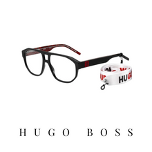 Hugo Boss Eyewear - Oversized - Pilot - Black/Red