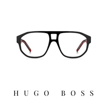 Hugo Boss Eyewear - Oversized - Pilot - Black/Red