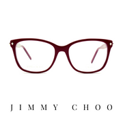 Jimmy Choo Eyewear - Square - Bordeaux