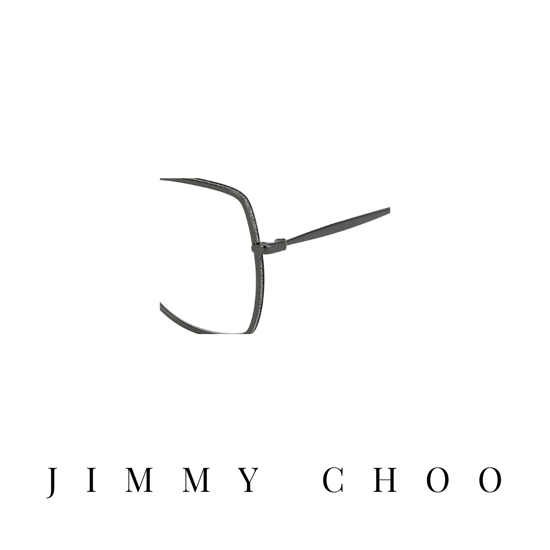 Jimmy Choo Eyewear - Oversized - Gunmetal