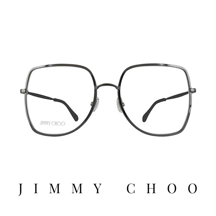 Jimmy Choo Eyewear - Oversized - Gunmetal