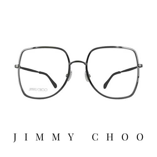 Jimmy Choo Eyewear - Oversized - Gunmetal