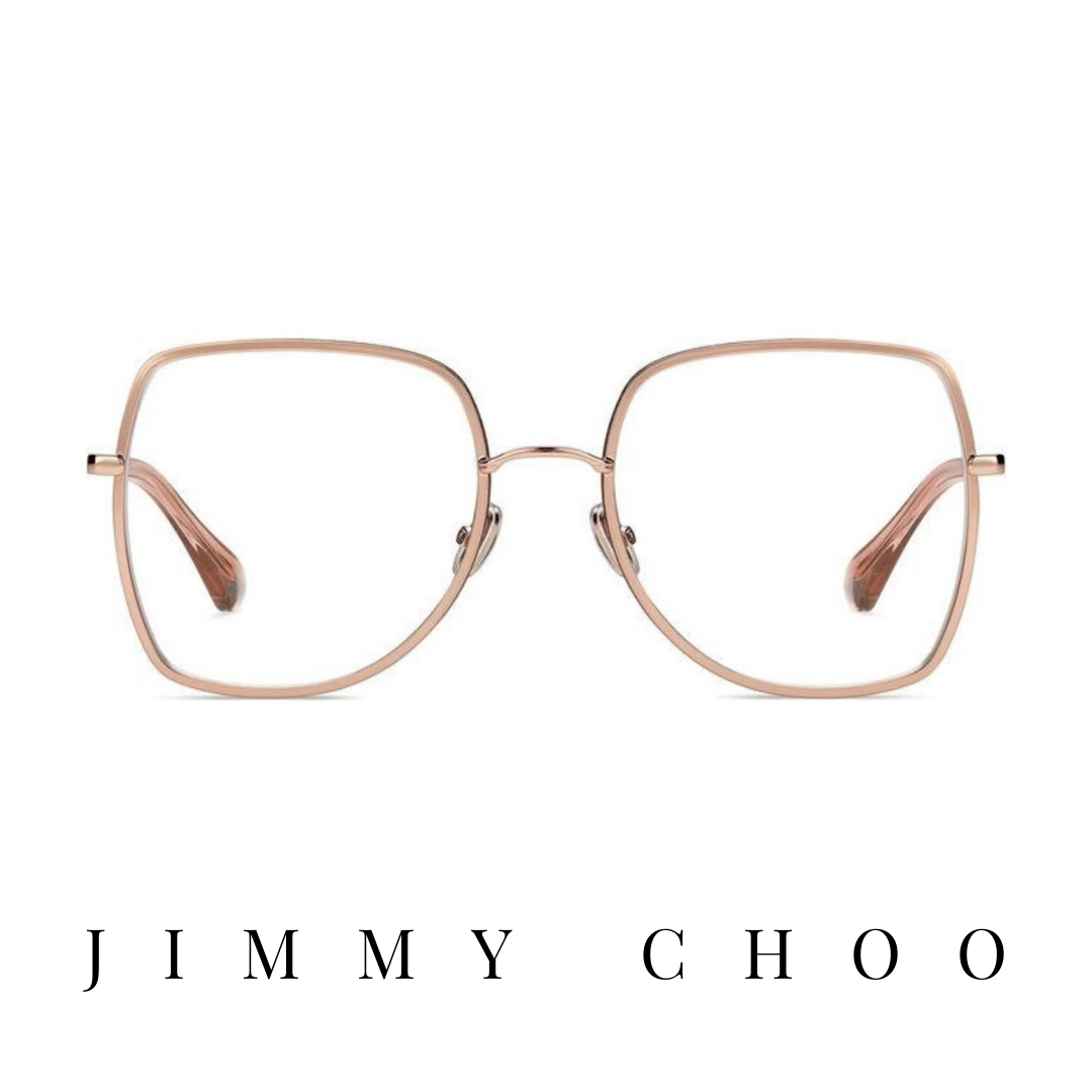 Jimmy Choo Eyewear - Oversized - Rose-Gold